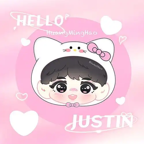 小猫猫黄明昊q版大头