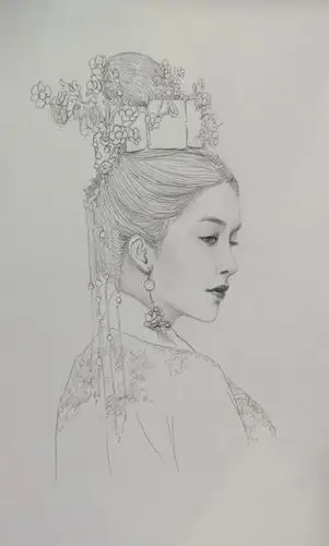 喵大人速写——杨幂 - 简书