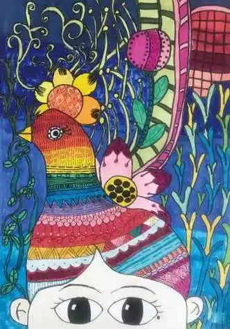 奇思妙想儿童画创意作品