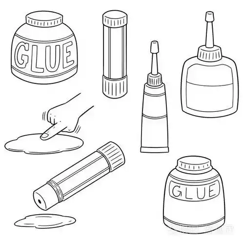 向量集的胶水插画-正版商用图片0zjbkt-摄图新视界