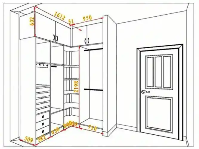定制橱柜衣柜怎样看懂设计图如何审查柜子平面图立面图内部详图