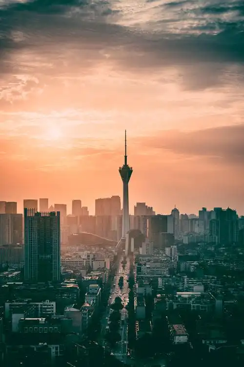 昨晚的成都,夕阳正好