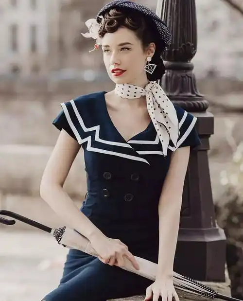 欧式复古发型女高清大图