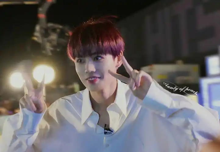 林彦俊酒红发色壁纸3385