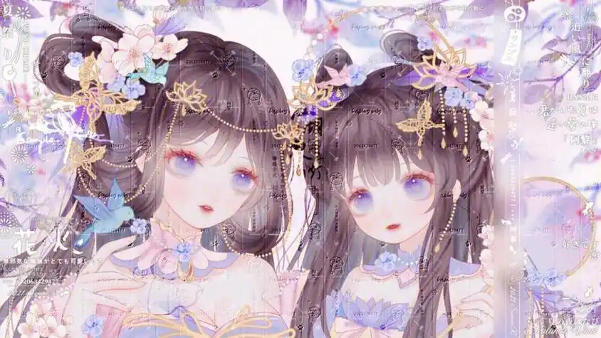 4人闺蜜头像女动漫古风 动漫头像图片大全 -【爱个性】