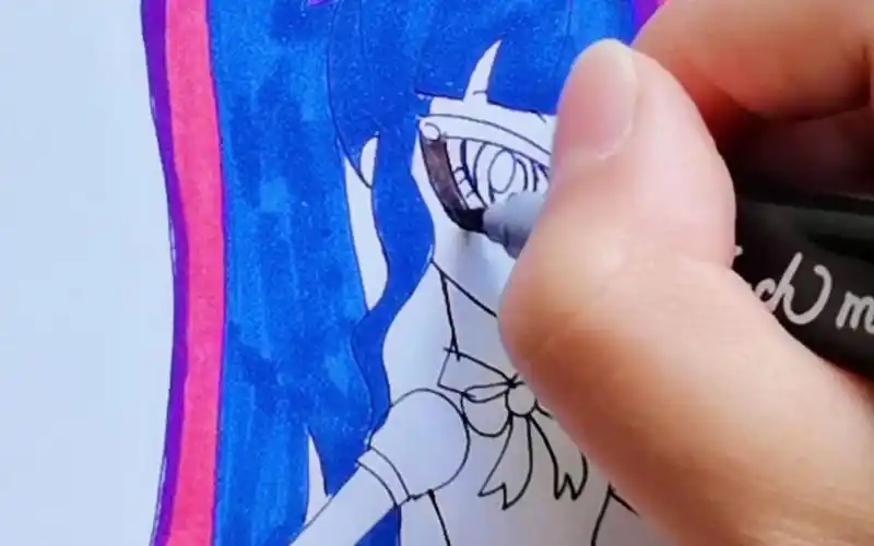 今天来画小马宝莉里的紫悦