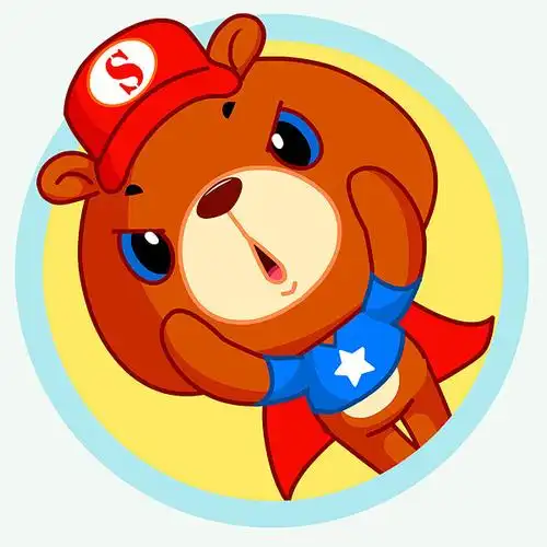 可爱头像萌萌哒熊小弟sambearbyiloncartoon分享卡通形象吉祥物动漫