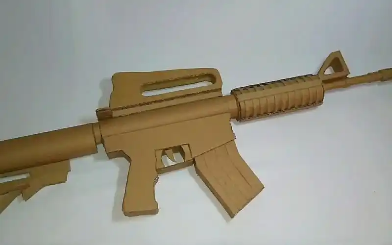 diy创意卡纸机关枪_哔哩哔哩_bilibili