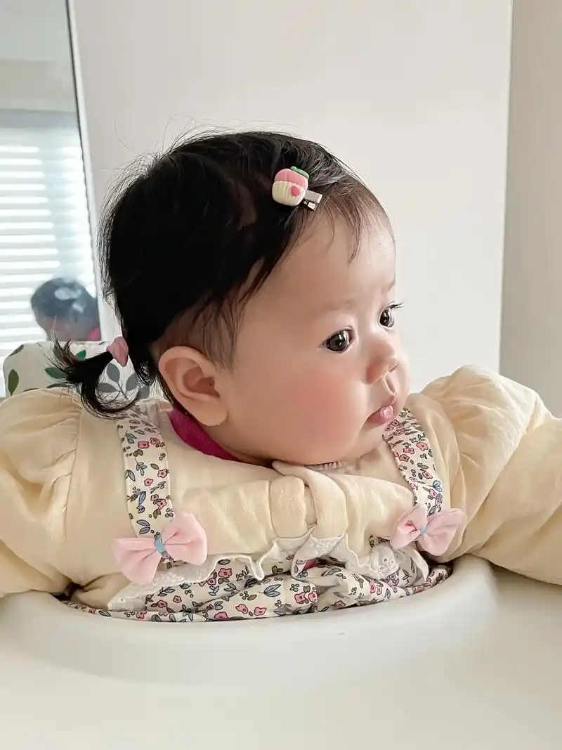 一起软fufu #宝宝发型 #剃胎发