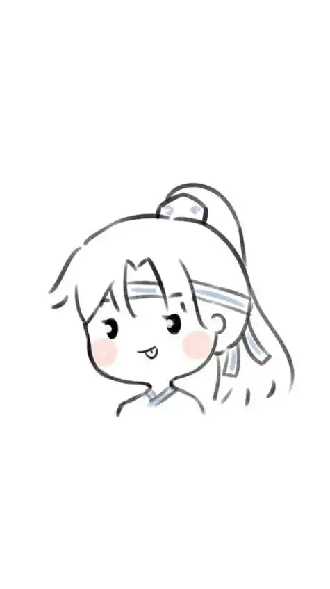 魔道祖师q版简笔画魔道祖师q版简笔画教程