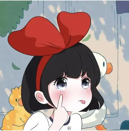 超级无敌可爱的手绘头像,小魔女琪琪