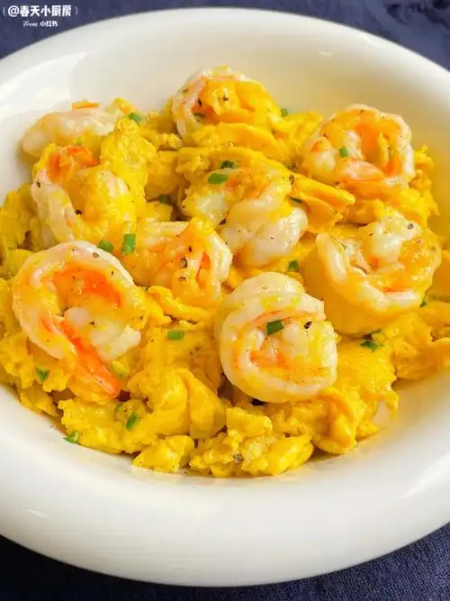 💯超嫩滑的虾仁滑蛋❗️鲜香美味❗️老少皆宜‼️