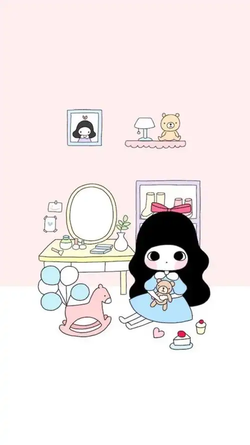 pink 粉色系 少女心 卡通 可爱 小清新 简约 森系 文艺 动漫 手绘