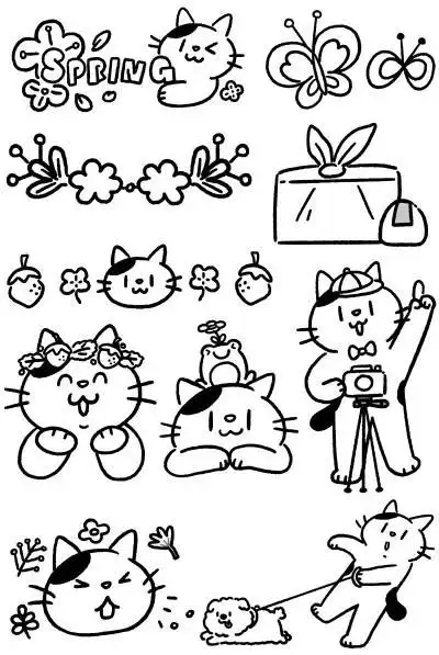 100个少女心简笔画 - 燕子图片网,一个充满欢乐的表情包,头像图片乐园