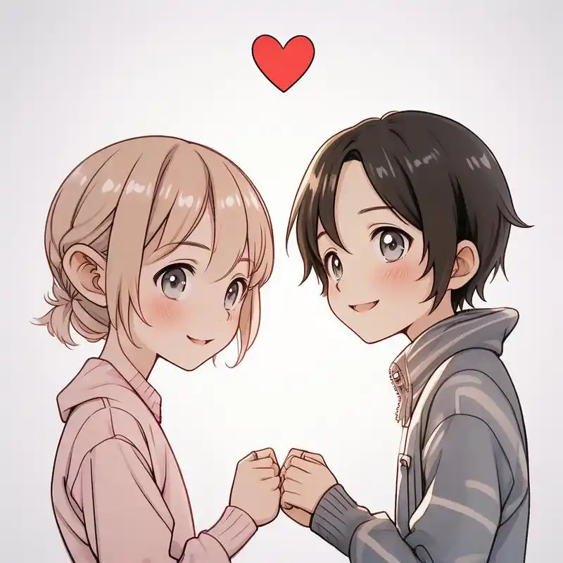 亲爱的们,这次给大家带来一组超级温馨的姐弟双人头像!