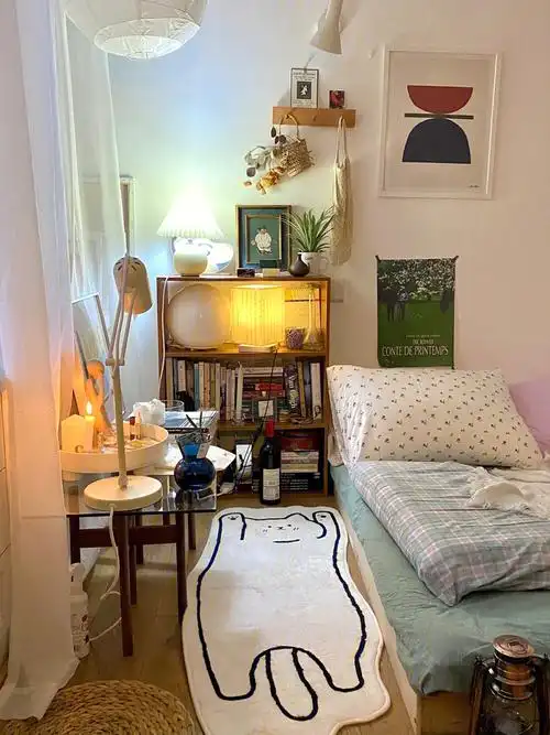 卧室全貌参观15平米女摄影师房间roomtour