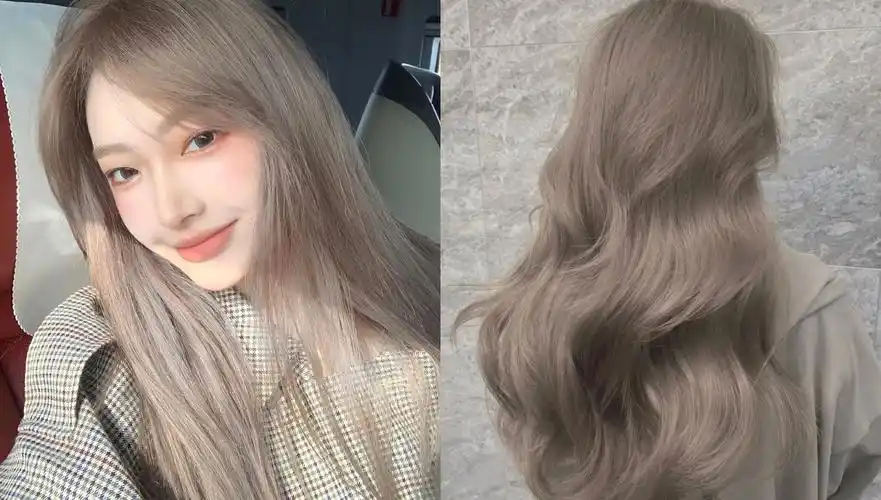 2022春夏发色推荐5:奶茶冷灰色