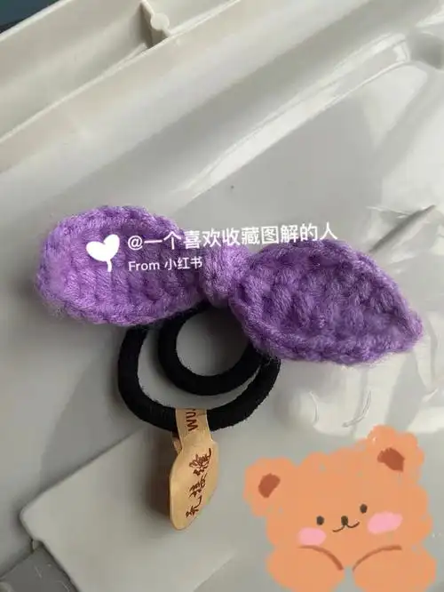 简单版蝴蝶结发圈附图解