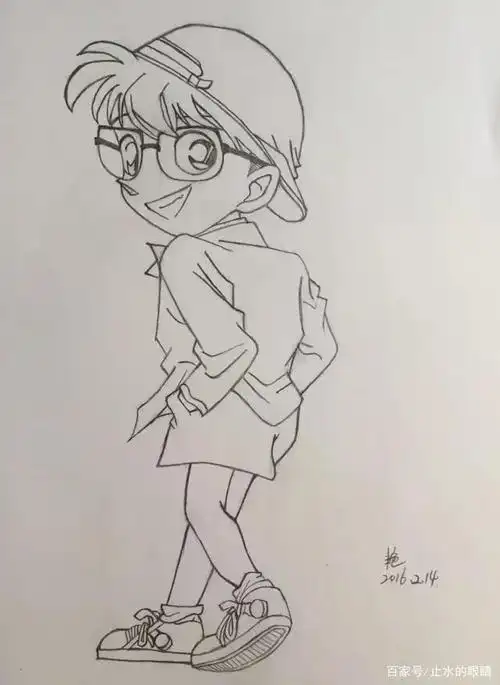 16年画的柯南图集