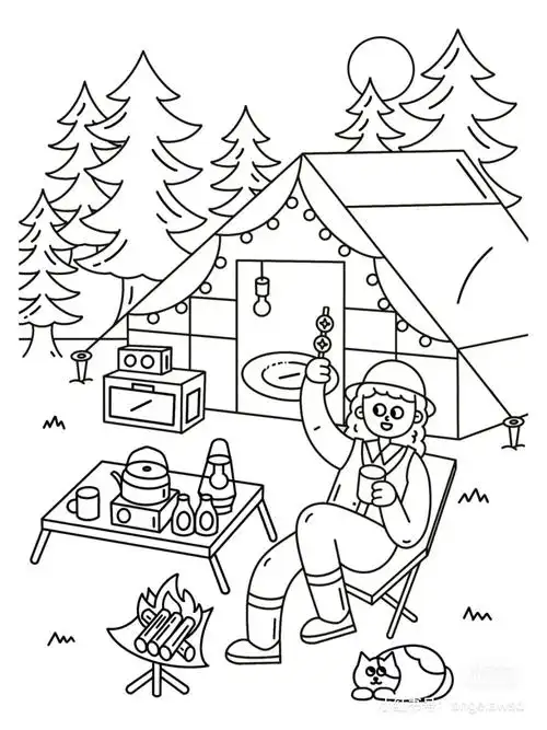 有没有小伙伴一起露营啊