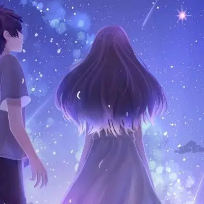 二次元情头唯美星空