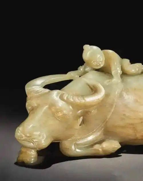 2020纽约苏富比古玉拍卖成交价1160万黄玉雕瑞兽500万玉马首