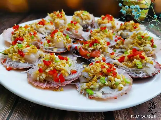 原创蒜蓉粉丝蒸扇贝泡粉丝用热水凉水都不好多加2步粉丝利索不粘