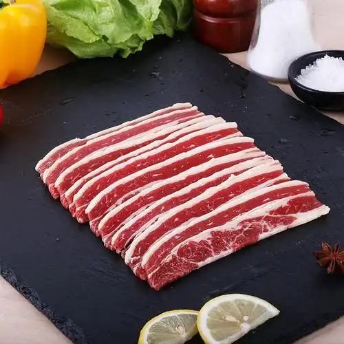 澳洲厚切肥牛五花培根切片牛肉火锅烧烤食材牛肉卷
