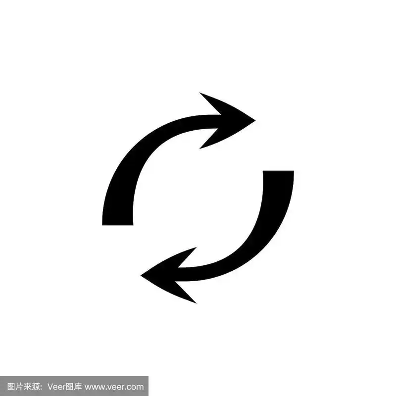 双反转箭头,替换图标,交换符号,符号