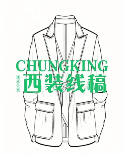 今日西装线稿更新