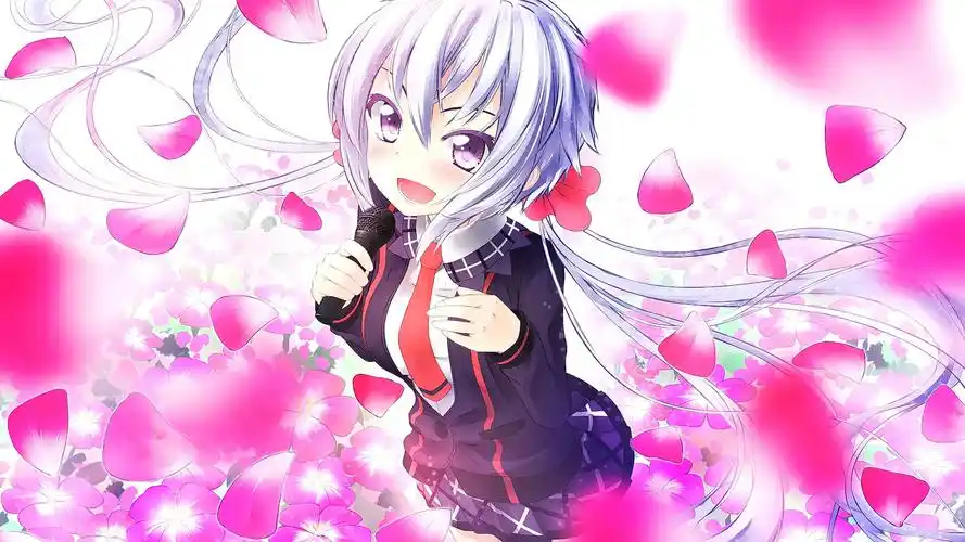 甜心动漫少女电脑桌面壁纸