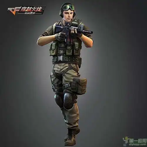 cf手游人物图片 斯沃特警匪超清图片