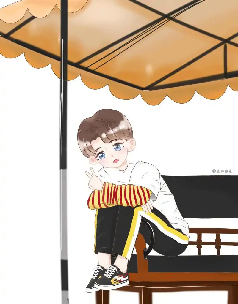 [王俊凯][新闻]180816 饭绘q版凯喵 吃可爱长大的小嗲猫