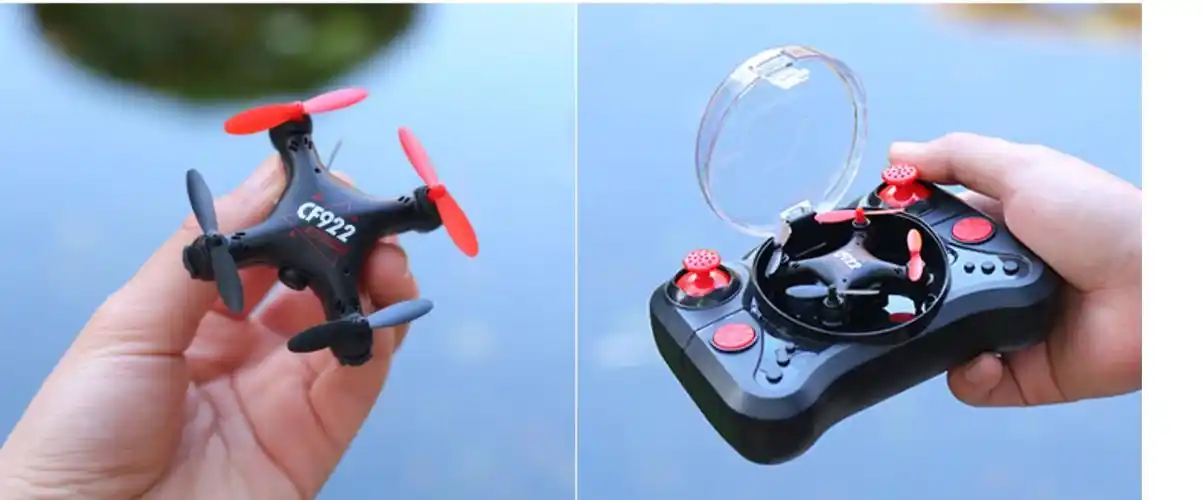 遥控飞机航拍无人机直升机儿童黑科技男孩玩具小学生模型亮光红智能