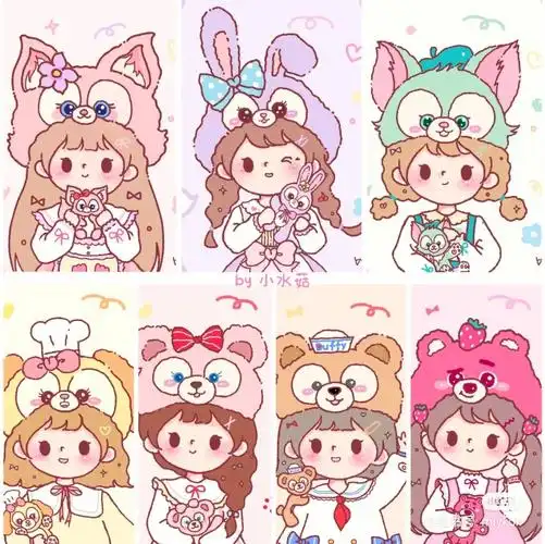 迪士尼七人闺蜜头像