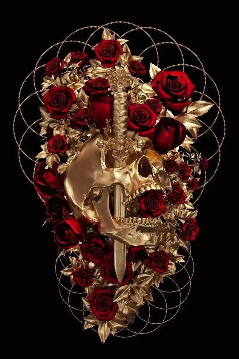 骷髅 #壁纸潮图  - 抖音