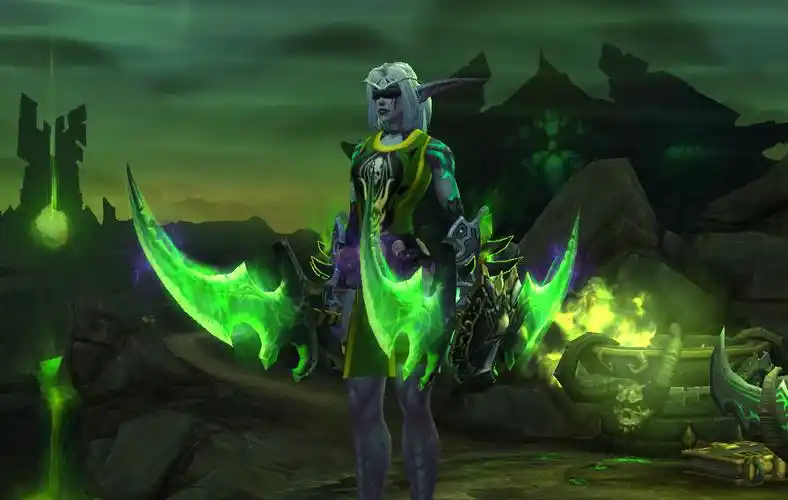 暗夜精灵泰兰德皮肤幻化