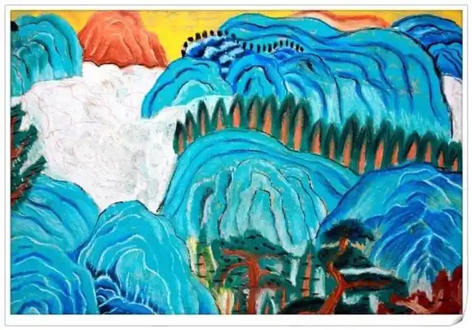 山水儿童画 山水儿童画风景画