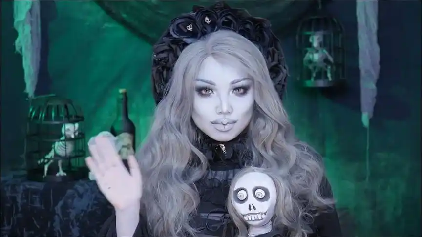 halloween is coming 万圣节鬼娃娃妆容 超容易上手 快来学