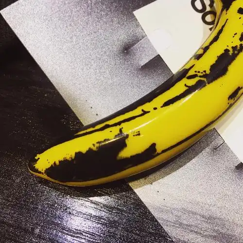 andywarhol安迪·霍沃尔正品香蕉项链banana波普黄色挂饰男女情侣