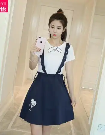 青少女小女生学生初中学生高中生16初中学生11卡通可爱连衣裙女夏12小