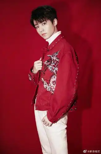 组图:王俊凯第五年登春晚 红色刺绣夹克展少年灵动意气