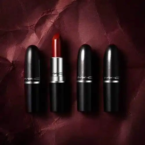 mac魅可子弹柔感复古哑光奶油唇膏3g显色女神口红3支限量迷你套组