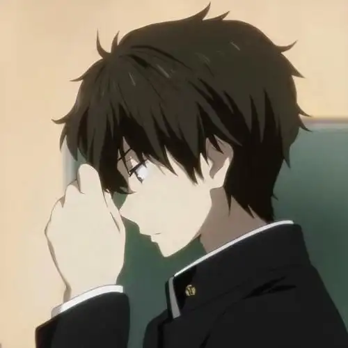 「第84期」动漫男头:冰菓折木奉太郎无水印男生头像