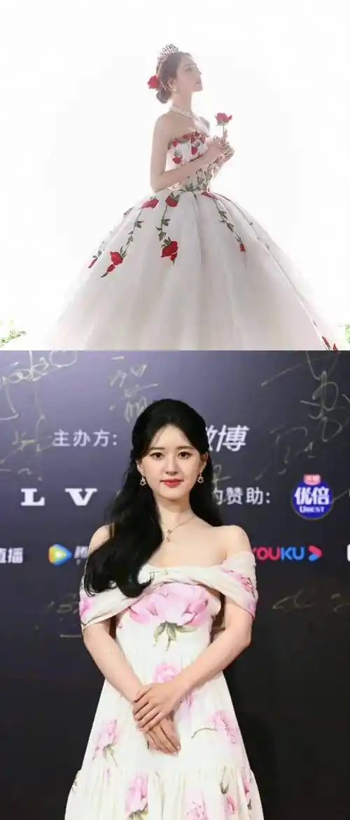 赵露思红毯撞衫迪丽热巴,粉丝评论区破防,求她减肥塑形_身材_管理