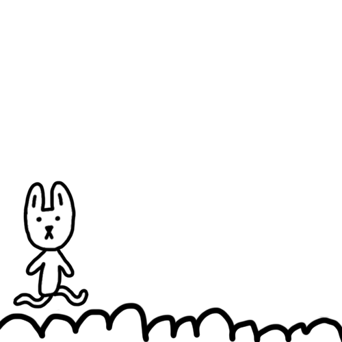 兔子跳跃走路gif动图_动态图_表情包下载_soogif