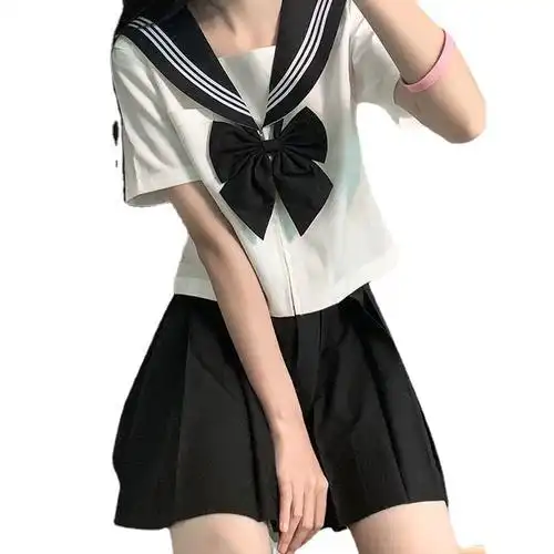 jk裙子全套水手服正统制服女套装基础三本日系学院风百褶裙小