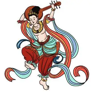 飞天反弹琵琶1465799抗击疫情预防肺炎反弹排查口罩保持警惕复工