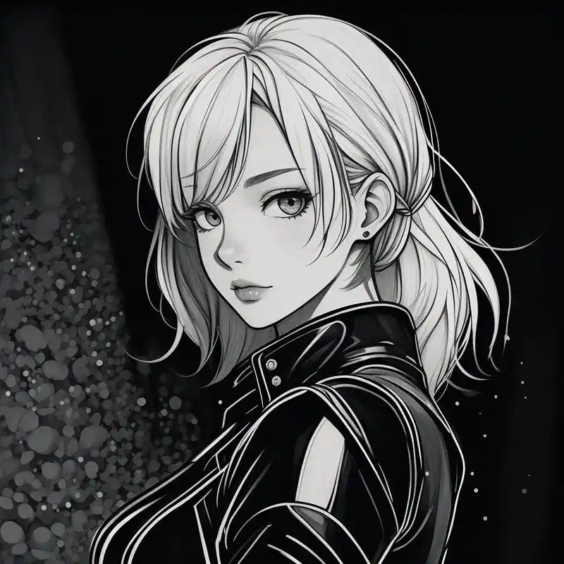 黑色系女生头像,高冷又迷人94