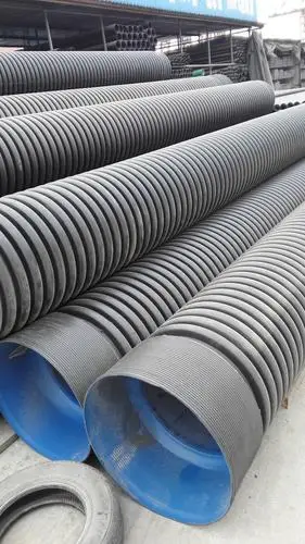 hdpe双壁波纹管500 pe双壁波纹管 防腐蚀pe排污水 波纹塑料管